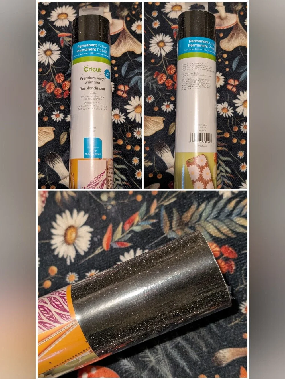 🆕 Cricut Bundle Of 7 Packs Of Premium Permanent Assorted Vinyl Rolls